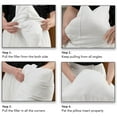thumbnail image 7 of A1 Home Collections 20x20 Inch Square Throw Pillow Insert (Pack of 1), Hypoallergenic Down Alternative, Extra Filled Indoor Decorative Pillow, White, 7 of 7