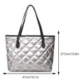 thumbnail image 2 of Bolso de mano para mujer bolso informal con asa superior bolso bandolera hinchado de moda bolso Hobo de invierno, 2 of 9