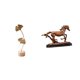 thumbnail image 1 of Escultura Nórdica Creativa De Metal En Forma De Hoja, Figura Abstracta De Caballo, Obra De Arte, Adorno Coleccionable Para Mesa, Escritorio, Sala De Estar, Decoración Del Hogar, 1 of 8