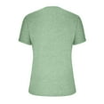 thumbnail image 5 of Ltctricy Summer for Women Dressy Casual Short Sleeve V Neck Quarter Button Henley T-Shirts Loose Tunic Tee Blouses, 5 of 7
