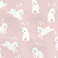 thumbnail image 2 of Mainstays 58" x 1.5 yard Lux Anti-pill Fleece Dot Bunny Fabric Precut, Pink, 2 of 6