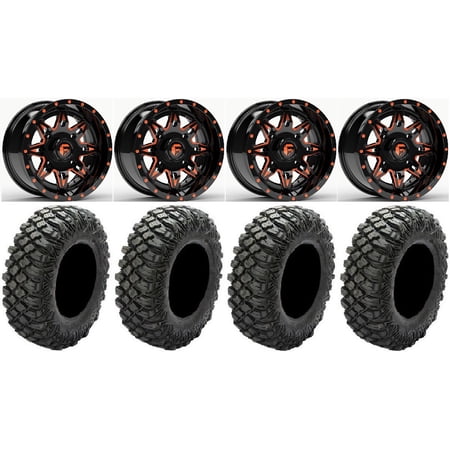 Fuel Lethal Orange 14 Wheels 32 Crawler XG Tires Polaris RZR XP 1000 / PRO XP / Ranger XP 900/1000