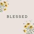 thumbnail image 2 of Jill, Susan 12x12 White Modern Wood Framed Museum Art Print Titled - Blessed, 2 of 4