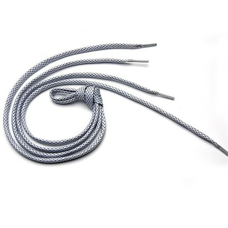 

Flat Reflective Runner Shoe Laces Shoestring For Running Tennis Athletic Sneaker Replacements For Men Women Adults Kids Walking Running White 120cm