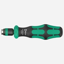 Wera 051493 838 RA-R M Bitholding Screwdriver, Ratchet Functionality, 1/4" Internal Hex Drive
