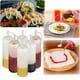 thumbnail image 2 of Paquete De 6 Botellas De Plástico De 8 Oz Botellas Multiusos Para Salsas Y Aderezos Contenedores De Plástico Reutilizables Con Tapas, 2 of 8