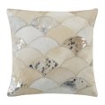 thumbnail image 3 of Safavieh Metallic Scale Cowhide Geometric Pillow, 3 of 4