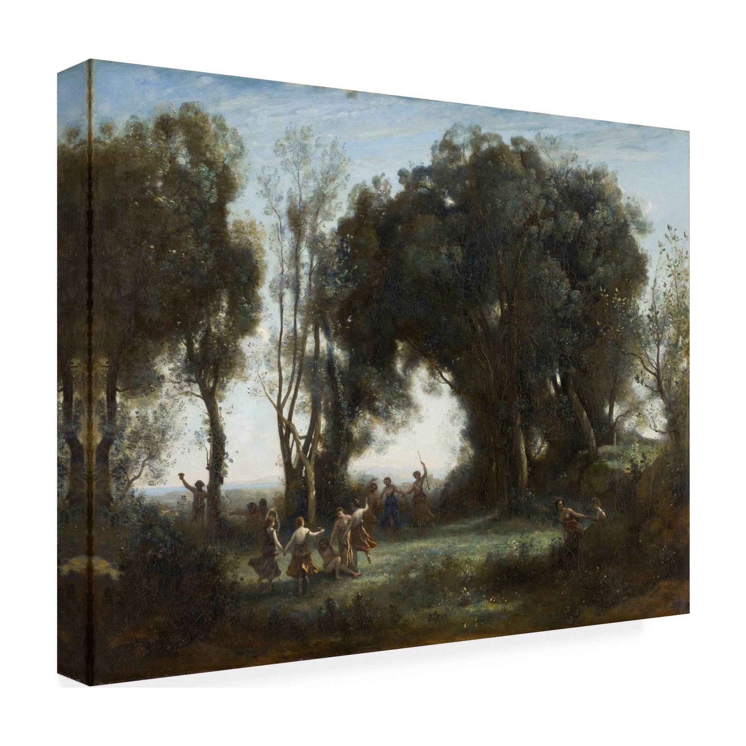 Camille Corot 'The Dance Of The Nymphs' Canvas Art