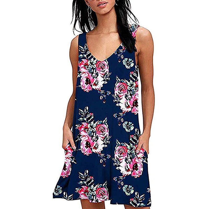 flower t shirt dress