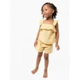 thumbnail image 2 of Modern Moments By Gerber Toddler Girl Top and Short Outfit Set, 2-Piece, Sizes 12M-5T, 2 of 10