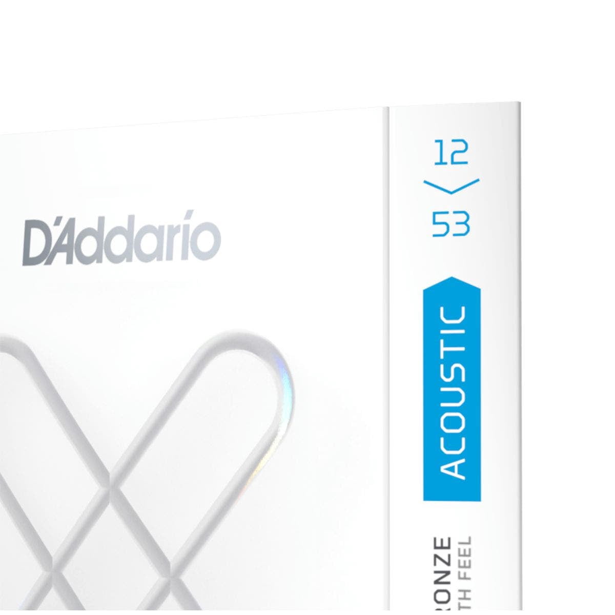 D'Addario XS Acoustic 80/20 Bronze Coated Guitar Strings Light (12-53)