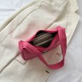 thumbnail image 2 of Bolsos de mano Hobo para mujer, bolsos de moda ligeros, bolso de mano sólido (rojo rosa) Tmvgtek Para Estrenar, 2 of 6