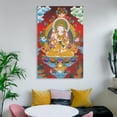 thumbnail image 6 of Vajrasattva Yab Yum Thangka Poster Posters Art Print Wall Photo Paint Poster Hanging Picture Family Bedroom Decor Gift 12x18inch(30x45cm), 6 of 9