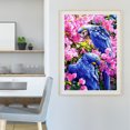 thumbnail image 3 of Cuadros Decorativos Loro azul de 11 quilates, bordado con cuentas, costura artesanal, punto de cruz completo, arte Animal Ndcxsfigh Nuevos Originales, 3 of 8