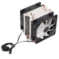 thumbnail image 4 of Ventilador de CPU, ventilador de CPU Contacto directo Accesorios de computadora Ventiladores de refrigeración de CPU de computadora Diseño aerodinámico, 4 of 8