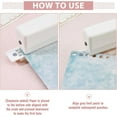 thumbnail image 4 of 6-Hole Loose Leaf Paper Puncher Mini Binding Machine White Portable 6-Ring Binders Puncher Manual Paper Planners Binders for A5 B5 A4 3.5x1.18x1.96inch White DIY, 4 of 9
