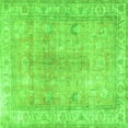 thumbnail image 1 of Ahgly Company Indoor Square Persian Green Traditional Area Rugs, 3' Square, 1 of 1