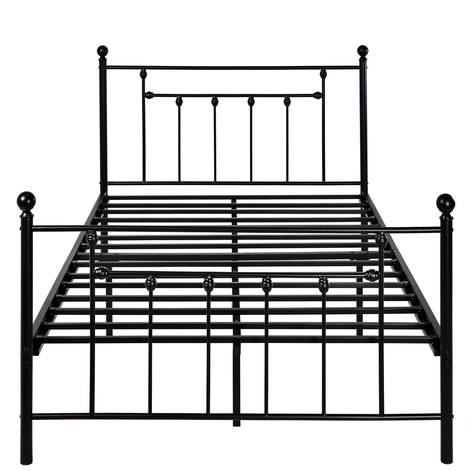 Twin Size Bed Frame VECELO Metal Platform Mattress Foundation/Box ...