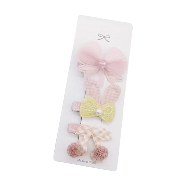 3 uds. de pinzas para el pelo para niña, bonitos lazos para el pelo, accesorios para el cabello para bebé, juego de horquillas para niñas,