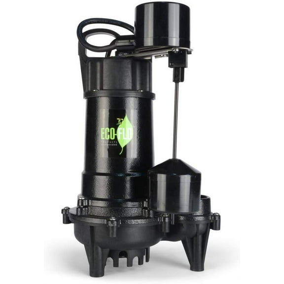 ECO-FLO Products Products ECD50V 1/2 HP Submersible Sump Pump