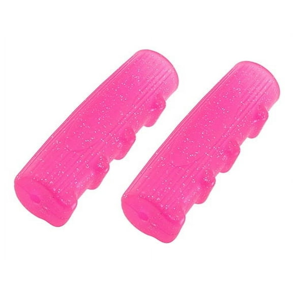 BICYCLE BIKE GRIPS KRATON RUBBER 0214 SPARKLE PINK. Bike part, Bicycle part, bike accessory, bicycle part
