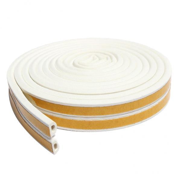 2x Cinta de Sellado de Espuma para Puertas Y Ventanas, tirarere de Sellado de Espuma Autoadhesiva para Excluir Puertas para Interiores Y Exteriores, BLESIY Tira de sellado de exclusión de puerta
