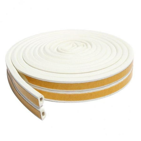 

2x 5M Weather Door Window Adhesive Seal Strips for Wind Sound Dust Collision Avoidance Weather Seal