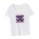 thumbnail image 5 of Camiseta de manga corta para mujer, camiseta suave y sencilla con cuello redondo para desplazamientos femeninos XL, 5 of 7