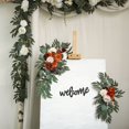thumbnail image 4 of Artificial Flower Swag Arch Flowers Wedding Decor Wall Hanging Arrangement, 4 of 9