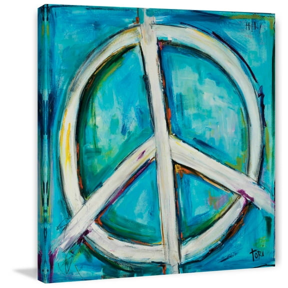 Marmont Hill "Finding The Peace" by Tori Campisi Painting Print on Canvas