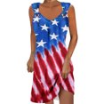 thumbnail image 1 of Vestido de Verano para Mujeres sin Mangas Estilo de Bolsillo con Cuello en V, Color Sólido Y Cómodo Vestido de Verano Casual, 1 of 5
