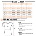 thumbnail image 2 of frariair Easter Shirts for Women Plus Size Bunny Graphic Tees Shirt He Is Risen Flower T Shirt Egg Groovy Short Sleeve Tee Top Summer Tops, 2 of 3