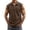 Brown, variant on BUWTTED Tank Tops Men Big Tall Sleeveless Muscle Gym Workout Running Beach Summer Vintage Button Up Tee Vest Green Shirt L