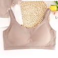 thumbnail image 4 of Seamless Bra For Women, Solid Color Wire-Free Design with Adjustable Letter Straps, Lifting Soft Support for Everyday Wear, 4 of 5