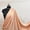 Blush Peach, variant on Beige Heavyweight Duchess Satin Fabric by the Yard, Semi-Dull Peau de Soie Lamour Material for Bridal Gowns, Bridesmaid Dresses, Costumes and Décor - Valentina Textiles Inc. (1 Yard)