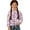 Purple and Pink - Camouflage, variant on DISNIMO Girls Long Sleeve Shirts Camouflage Print Casual Crewneck Blouse Tops Lace Up T-Shirts Fashion Loose Pullover Tops