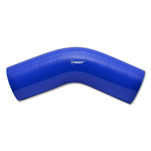Vibrant Performance 2754B VIB2754B 4 PLY 45 DEGREE ELBOW, 3IN I.D. X 6IN LEG LENGTH - BLUE
