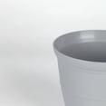 thumbnail image 2 of Mainstays Basic Bell Planter 20 inch Grey, Classic Design with Attached Tray Durable Weather Resistant Matte Finish, 2 of 4