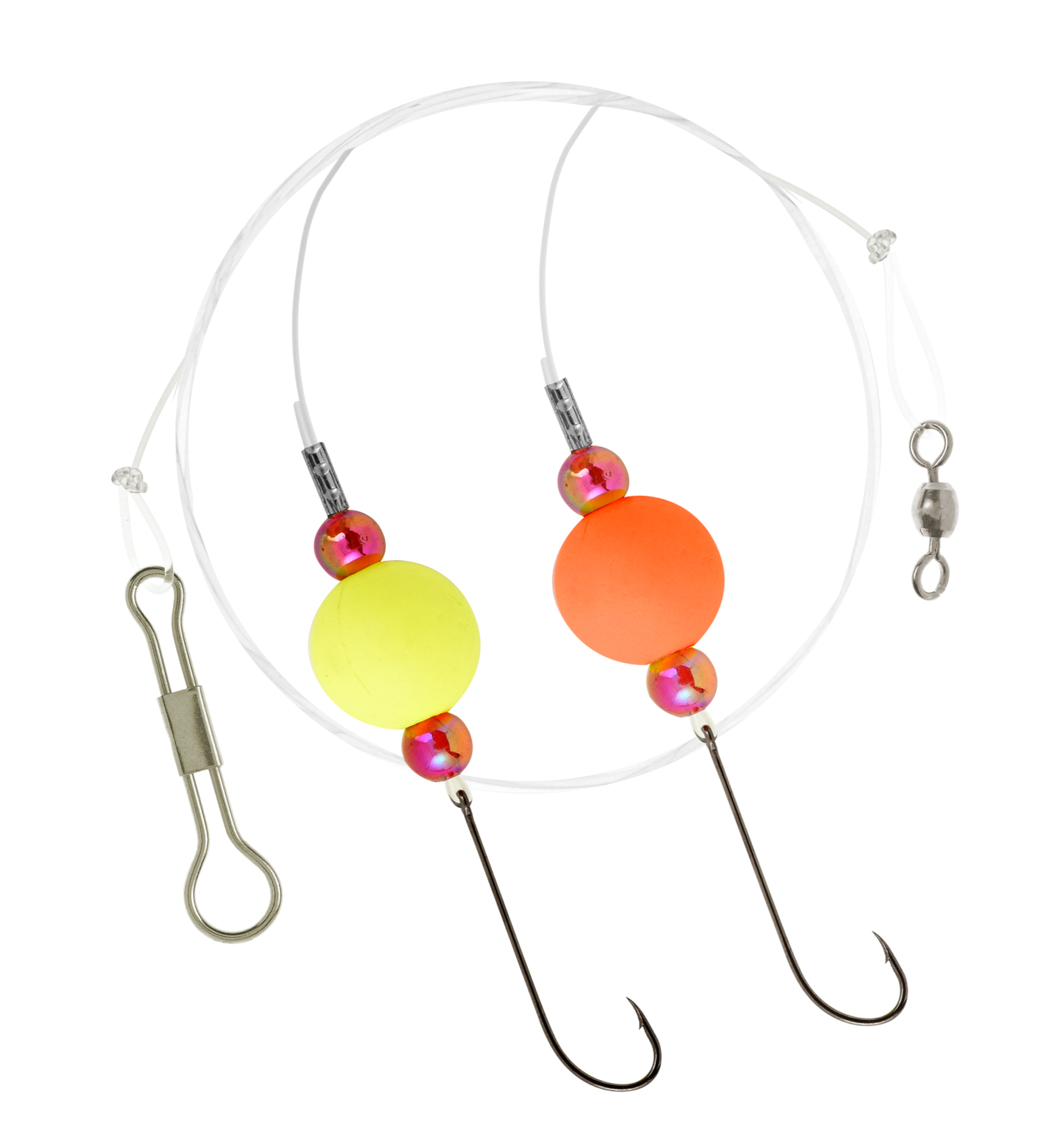 Hurricane Salt Tackle Double Drop Bluefish Fishing Rig, 3/0 Hook