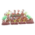 thumbnail image 3 of TISHITA Military Figures Toy Soldier Play Set & 4 Flags For Children's Gift Red, 3 of 6