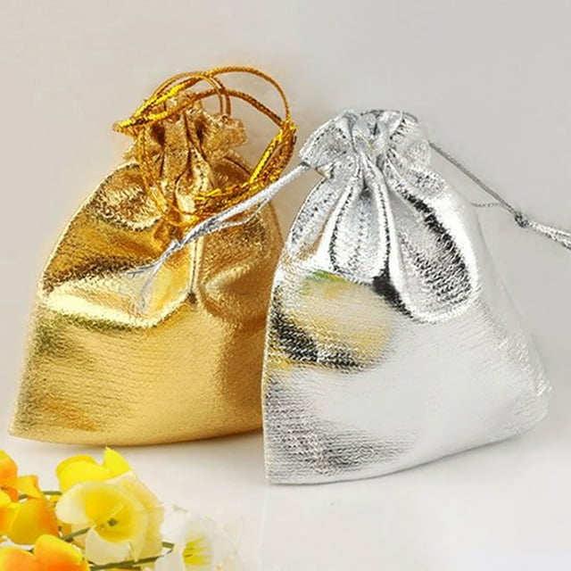 Lubelski 25 Pcs Drawstring Organza Jewelry Party Favor Wedding Candy Gift Pouch Bags