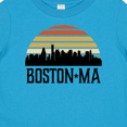 thumbnail image 4 of Inktastic Boston Massachusetts Skyline Sunset Boys or Girls Baby T-Shirt, 4 of 5