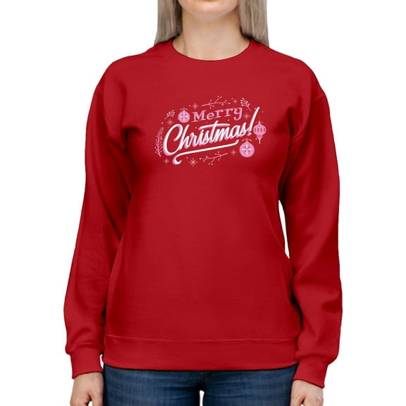 Merry Christmas! Women Sweatshirt, Female XX-Large