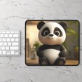 thumbnail image 2 of Cute Panda Gaming Mouse Pad, Panda Decor, Gamer Gift, Desk Accessory, Animal, 2 of 4