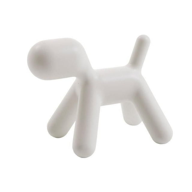 Chaise enfant Plata Import Puppy en plastique blanc
