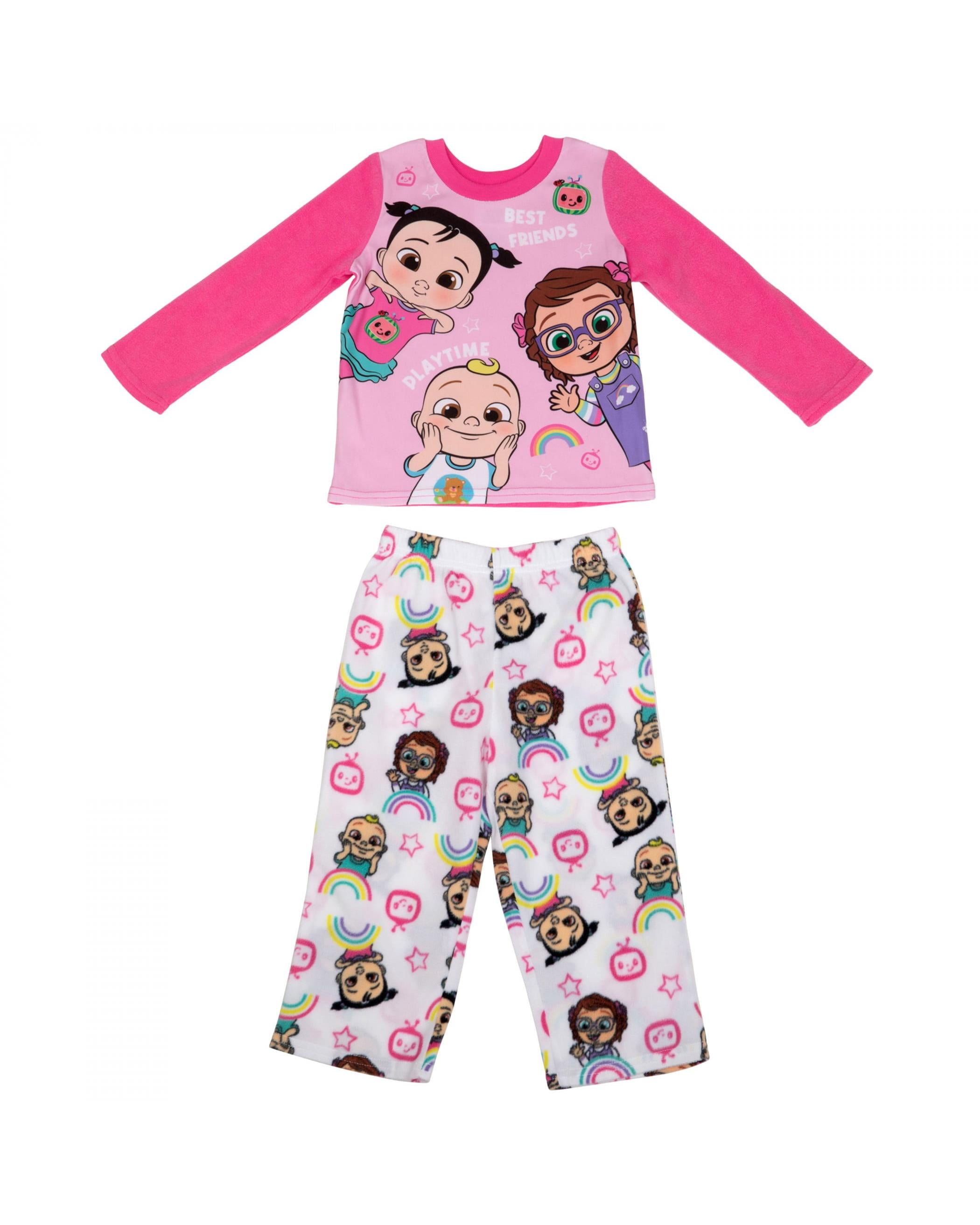 CoComelon Brandclub Cocomelon Best Friends Playtime Toddler Long Sleeve 2 Piece Pajama Set Size 3T