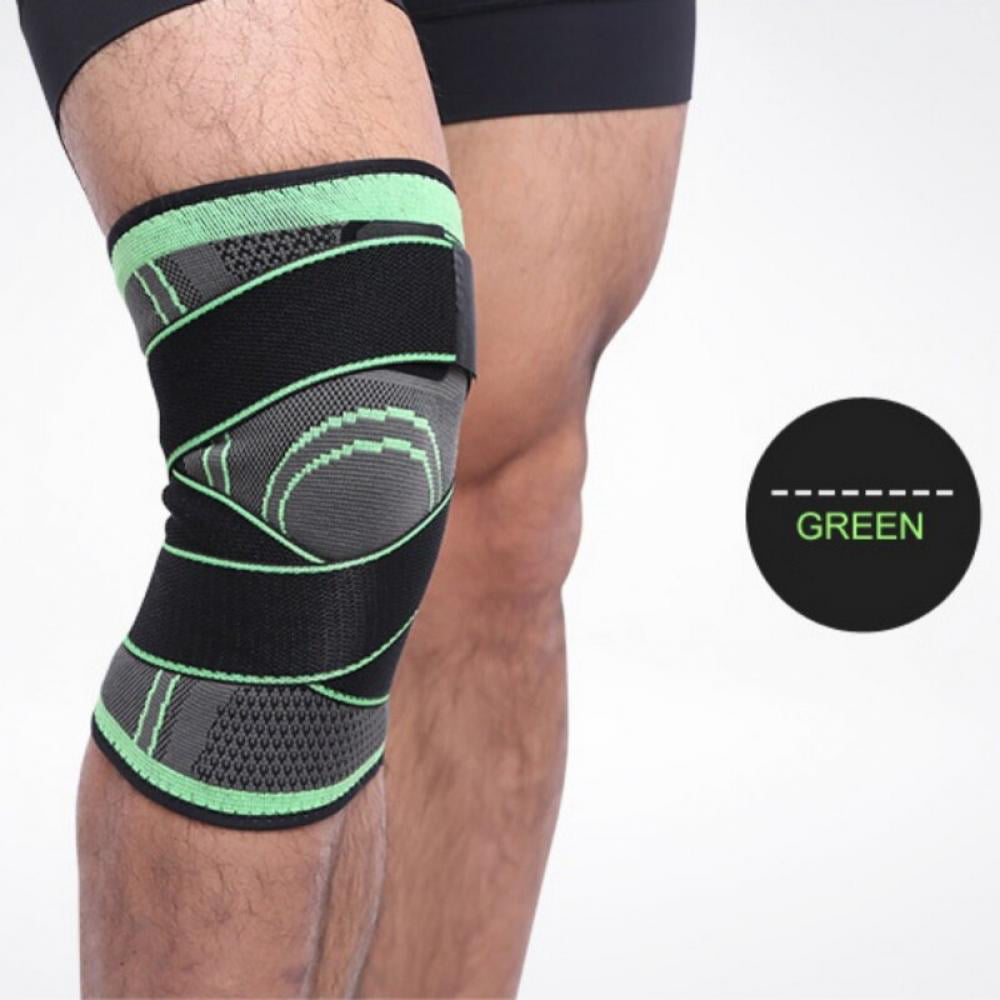 Details about   1PCS Fitness Running Cycling Knee Support Braces Elastic Nylon Sport 