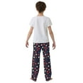 thumbnail image 5 of FORMRS Kids Pajama Pants with Pockets Size 13-14Y Boys Lounge Sleep Bottoms, Red Starry Pattern, 5 of 8