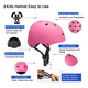 thumbnail image 4 of Casco De Bicicleta Para Niños Malubero Malu1722 Rosa, 4 of 4
