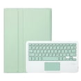 thumbnail image 3 of Auto Wake/Sleep Leather Smart Stand Case Cover with Pencil Holder Bluetooth Touch Keyboard for iPad Air Air 13 inch M2 2024 Released A2898 A2899 A2900 Green, 3 of 5